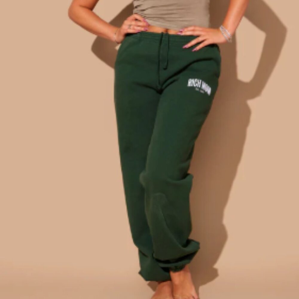 Tinx Rich Mom Sweatpants - Money Green XXL/2X